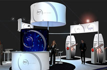 Modern design for trade show displays, booths, exhibition stands